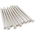 Strike Screws, 8 x 11/2", 10Pack, Satin Nickel by Stone Harbor