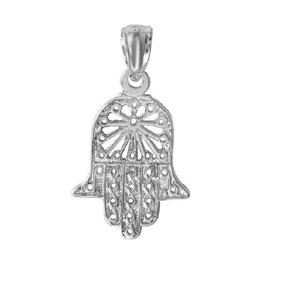 925 Sterling Silver Necklace w/ Hamsa Hand Charm