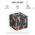 thumbnail image 4 of Tissue Reindeer Box Cover Holder, Square by Xecao - Leather Decorative Organizer for Tabletop, Bathroom, Car, Office, 4 of 8