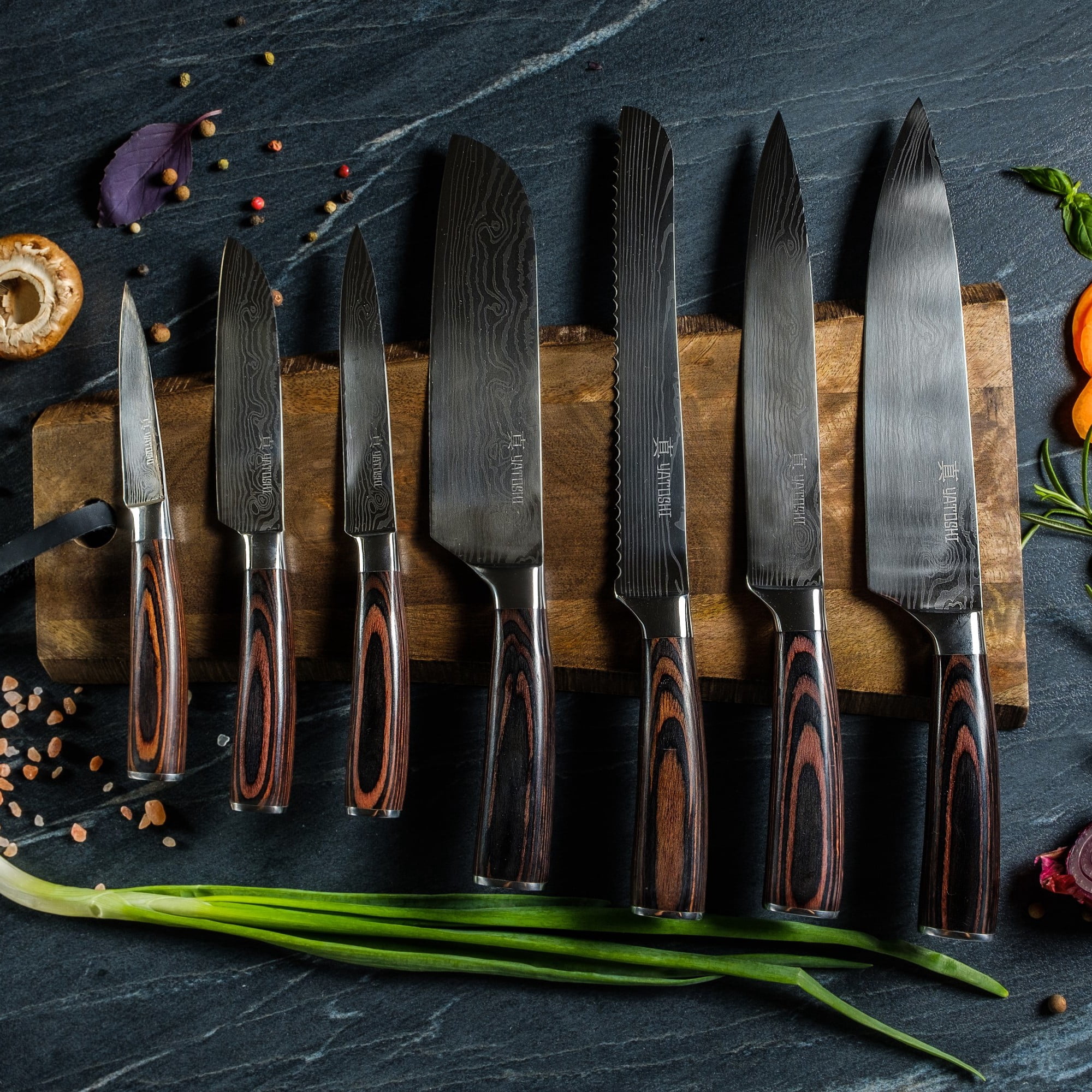 Professional 15-Piece Kitchen Knife Block Set