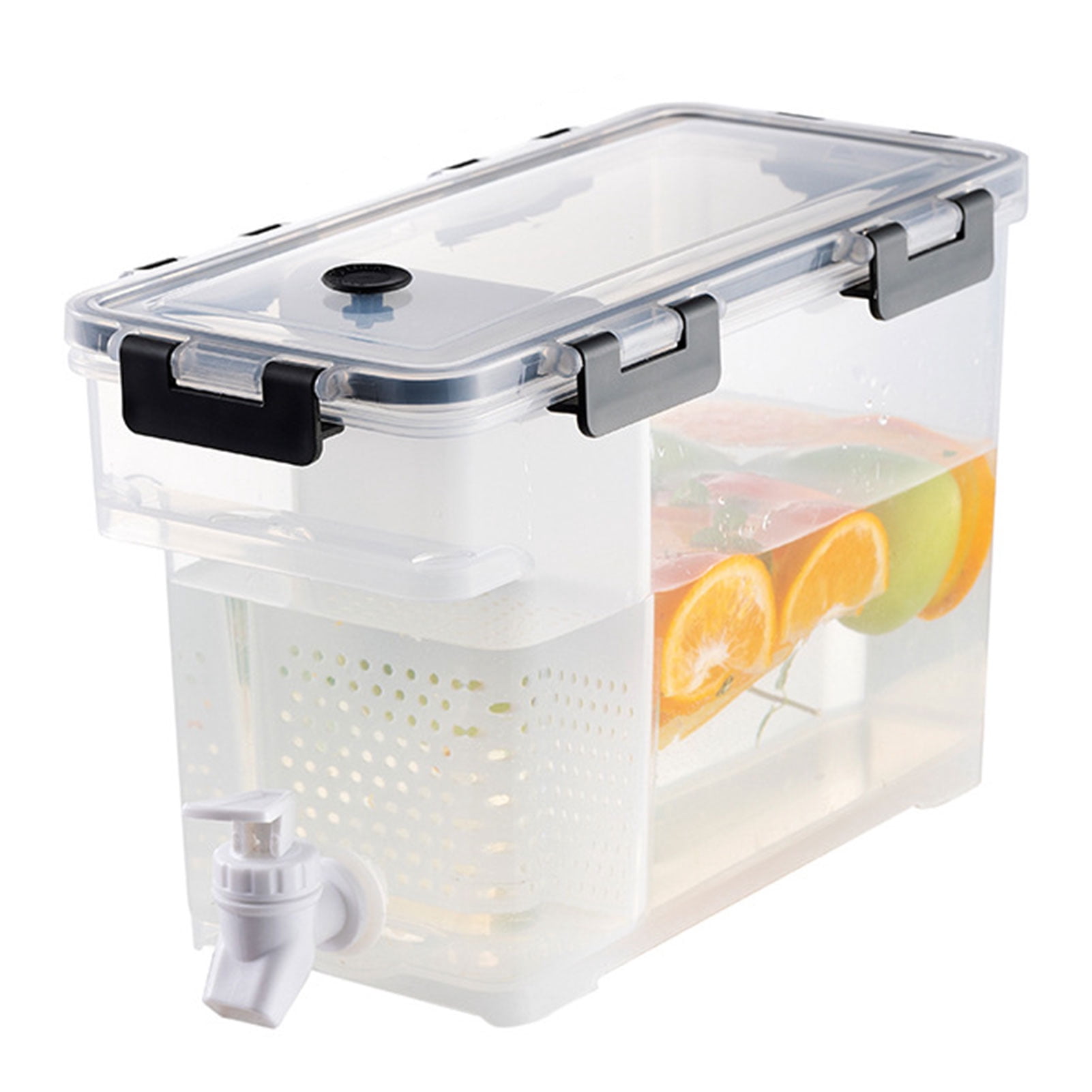 Lomubue 3.5L Drink Dispenser with Spigot No Odor Transparent Great Seal