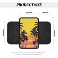 thumbnail image 6 of Chririnla Polyester Fabric Car Armrest Cover Comfort Storage Pockets on Both Sides Car Center Armrest Cushion for Sedan, Sunset Palm Tree Pattern Auto Armrest Cover, 6 of 6