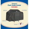 thumbnail image 3 of Kingsford Black Grill Cover, Medium-Small, 3 of 8