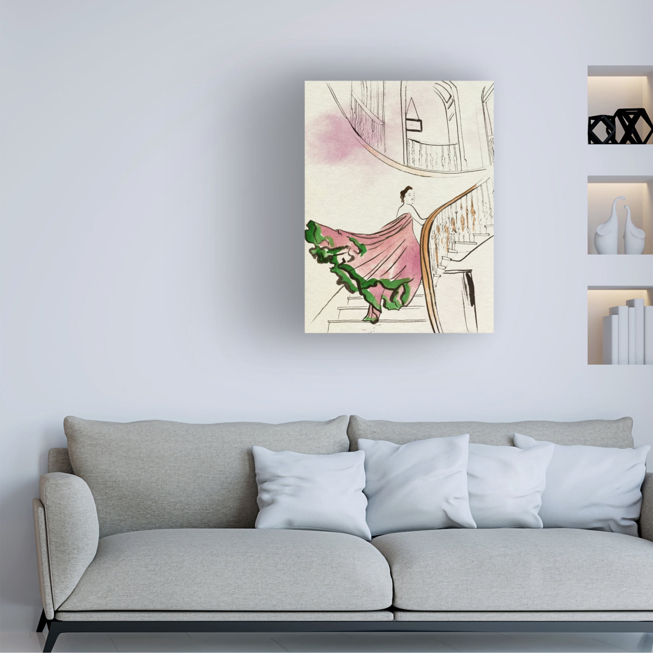 Trademark Fine Art Melissa Wang Back Glance I Canvas Wall Art