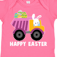 thumbnail image 4 of Inktastic Happy Easter Bunny Delivering Easter Eggs Boys or Girls Baby Bodysuit, 4 of 5
