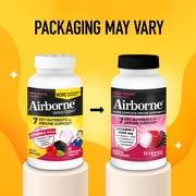 Airborne 1000mg Vitamin C Immune Support Chewable Tablets, Multivitamin Supplement, Very Berry Flavor, 32 ct