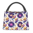 thumbnail image 1 of Easygdp record rock Skull star Bolsa de Almuerzo Insulada Reutilizable, Bolsa de Mano y Bandolera para Oficina, Trabajo, Viajes, 1 of 6