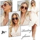 thumbnail image 4 of Anhua women large sunglasses, UV 400 glasses oversized polarized sunglasses classic trend ladies sunglasses large frame sunglasses for women, red, 4 of 5