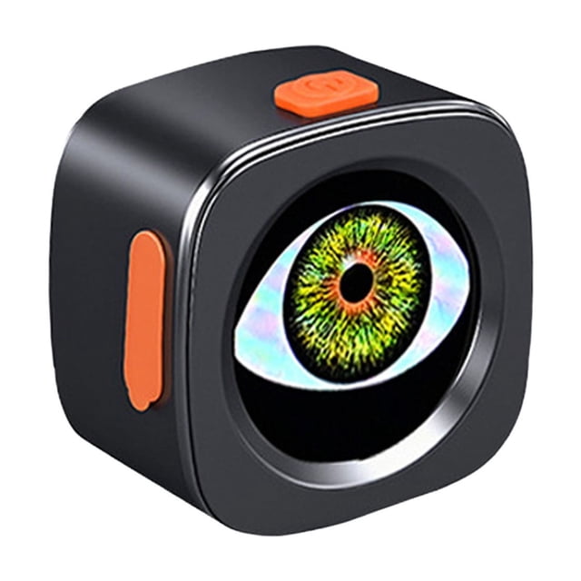 Eyes Bike Tail Light – LED Smart Programmable Rear Light with Mode Color Display IPX6 USB Rechargeable Cycling Light for Night Riding