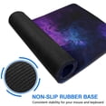 thumbnail image 3 of Game like a Pro with Large, Dazzling Galaxy Mouse Pad; Non-Slip Rubber Base for Stable Control, Stitched Edges. Perfect as a Keyboard Mat & Desk Pad - 31.5x11.8inch., 3 of 7