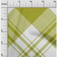 thumbnail image 2 of oneOone Cotton Cambric Green Fabric Tartan Craft Projects Decor Fabric Printed By The Yard 56 Inch Wide, 2 of 4