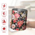 thumbnail image 5 of 12oz Coffee Tumblers Pioneer Flower Stainless Steel Vacuum Insulated Travel Tumbler Coffee Cups Mug with Lid and Straw with Cleaning Brush for Cold & Hot Drinks, 5 of 5