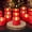 Red, variant on Lights Candles Operated, 200+Hour Flameless Flickering Colored Tealights Candles for Christmas, Theme Party, Seasonal Celebrations, 24-