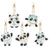 thumbnail image 2 of Cuadros Decorativos 5 uds 5D Panda diamante pintura llavero DIY mosaico imagen de diamantes de imitación Tmvgtek embutido en tela, 2 of 8