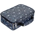 thumbnail image 1 of Veeki Estuche multifuncional para lápices de papelería, estuche para lápices de colores con 72 ranuras, bolsas para lápices portátiles con 2 fundas extraíbles (estrella), 1 of 5