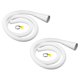 thumbnail image 1 of Universal Aire Acondicionado Drenaje Manguera Múltiple Tamaño Conector 20-30mm ID con Abrazadera para AC Unidades Lavadora Máquina Grifo, Blanco Paquete de 2, 1 of 5