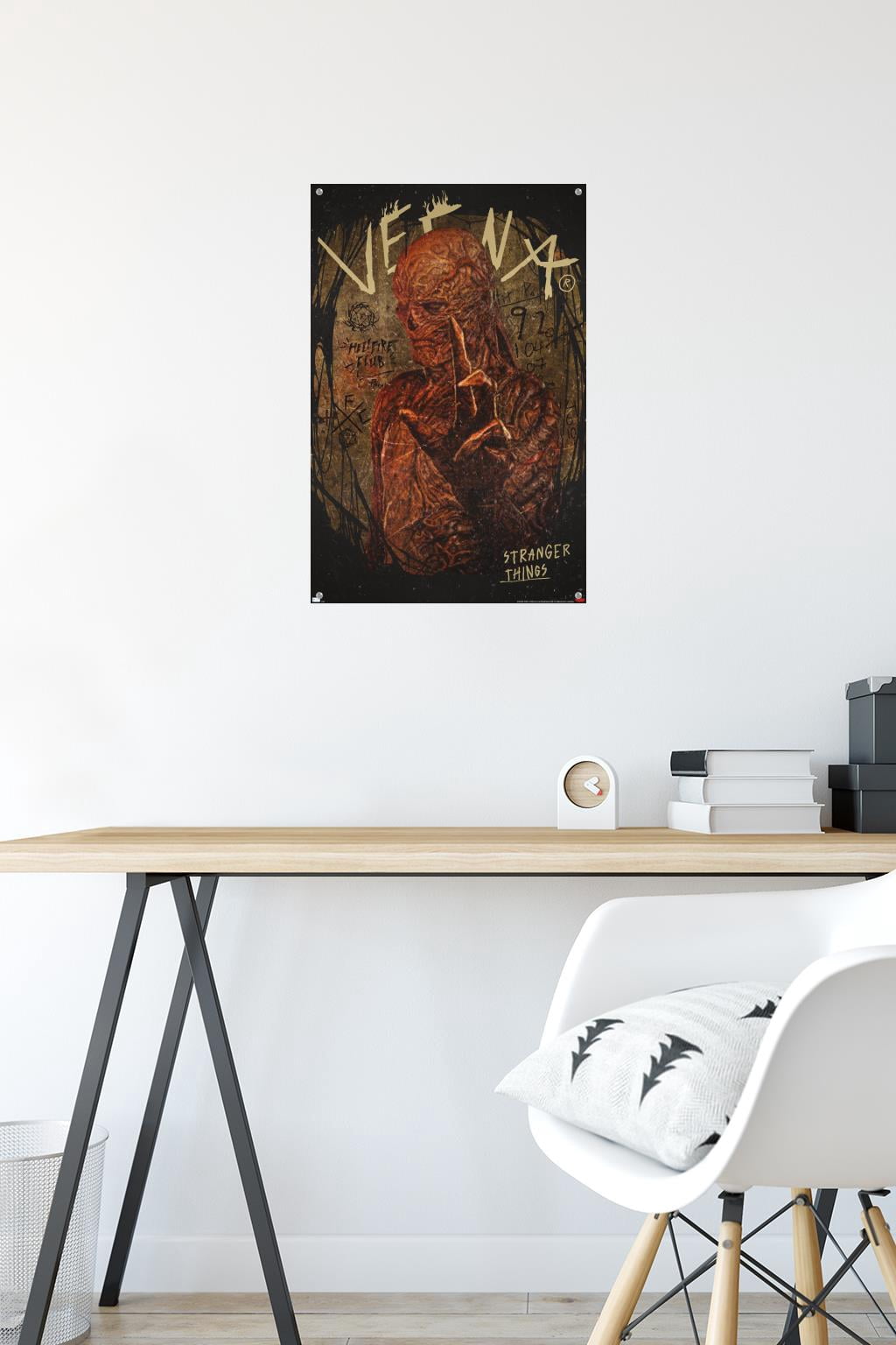 Netflix Stranger Things: Season 4 - Vecna Wall Poster with Push Pins, 14.725" x 22.375"