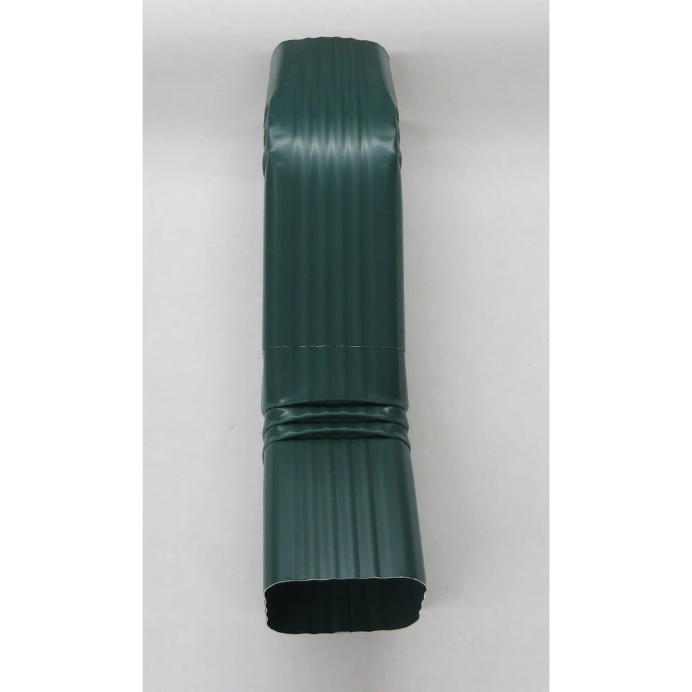 Aluminum Offset Downspout Elbow (2x3 A, GRECIAN GREEN)