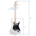 thumbnail image 5 of Stylish Guitar Kit with Black Pickguard White, 5 of 12