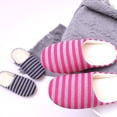 thumbnail image 4 of Pantuflas cálidas de algodón para interiores, de otoño e invierno, con piso de madera, para apartamentos, de gran altura, 4 of 6