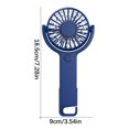thumbnail image 2 of Mouliraty Rotatable Handheld Mini Fan with Lanyard, 5 Speed Adjustable, USB Rechargeable Mini Fan, Suitable for Outdoor Travelling or Home Use, 2 of 5