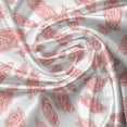 thumbnail image 7 of Ambesonne Vintage Valance & Curtain, Repeating Roses Plain Back, 55"x24", Pastel Pink Blush White, 7 of 7