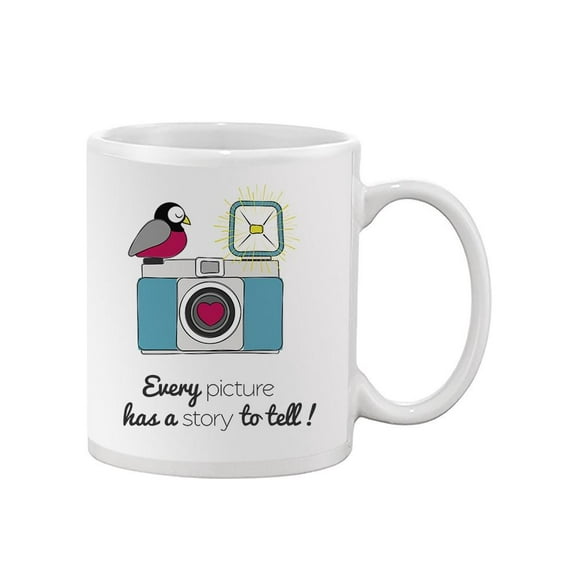 Lovely Camera Quote Design Mug  -Image by Shutterstock,