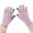 Purple, variant on HNMKIU Cute Panda Winter Knitted Touchscreen Riding Five Finger Thermal Mittens Windproof Cold Weather Beige - One Size