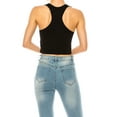 thumbnail image 3 of Women's Seamless Crop Racerback Tank Top 3-Pack, 3 of 7