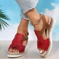 thumbnail image 3 of Women Orthopedic Platform Wedge Sandals 2026 Summer Comfortable Dressy Sandals Open Toe Ankle Strap Espadrilles Platform Beach Sandals, 3 of 5