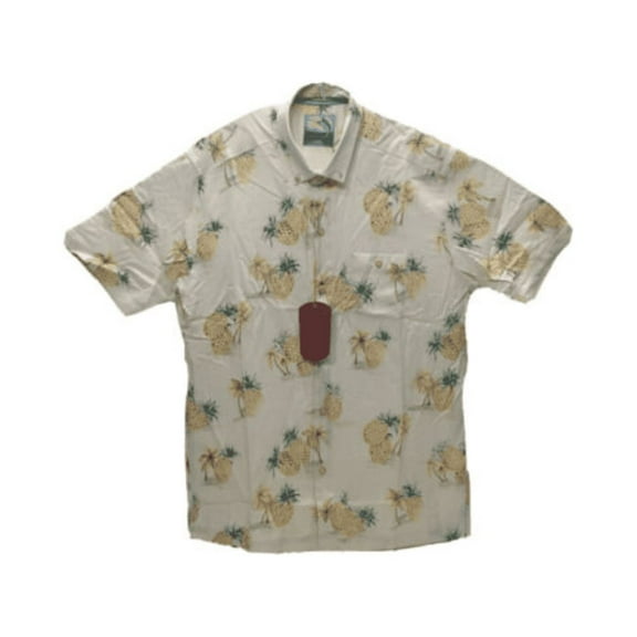 Tommy Bahama T38157 Men's Pina Olada S/S Camp Shirt in Continental, Lg