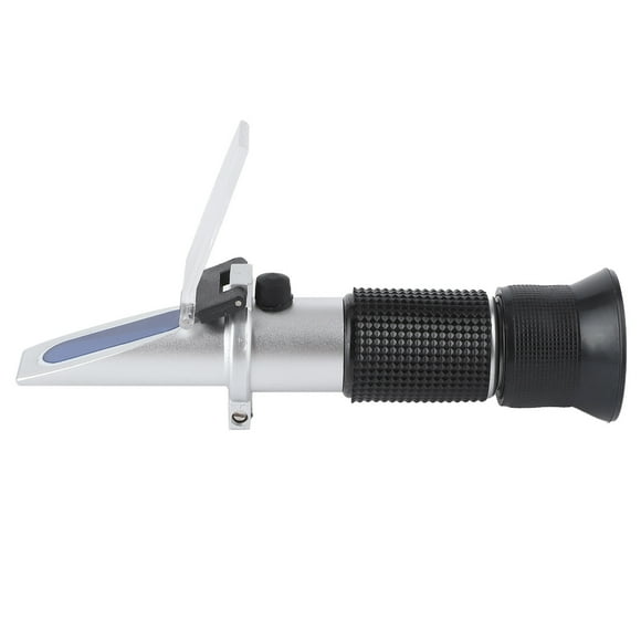 Antifreeze Tester, Aluminium Alloy Lightweight Electrolyte Refractometer, For Automobile Antifreeze System Coolant Diesel Exhaust Fluid Checking Freezing Point