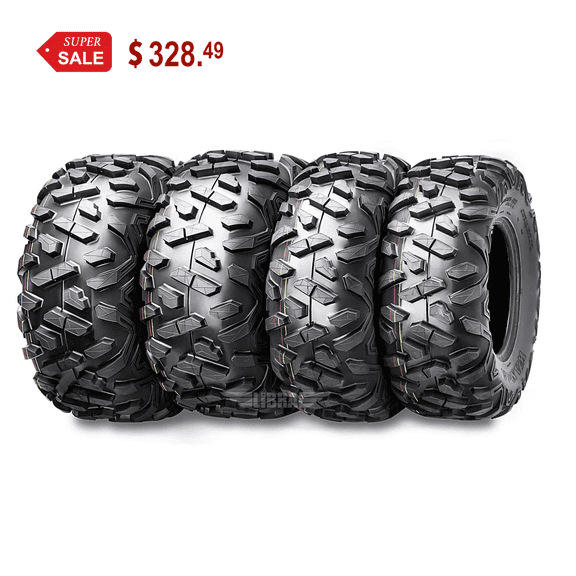 Set 4 ATV UTV Tires 26x9-12 & 26x11-12 for 14-17 Polaris Ranger 900 CREW/XP