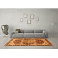 thumbnail image 3 of Ahgly Company Indoor Square Persian Orange Traditional Area Rugs, 3' Square, 3 of 4