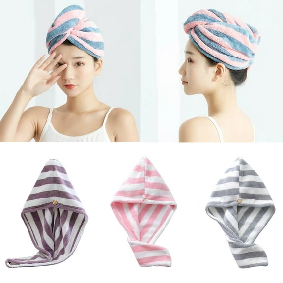Limei Hair Towel Wrap for Women, Ultra Soft Hair Drying Towels, Anti-Frizz & Super Absorbent Hair Turban, Suitable for Curly, Long & Thick Hair