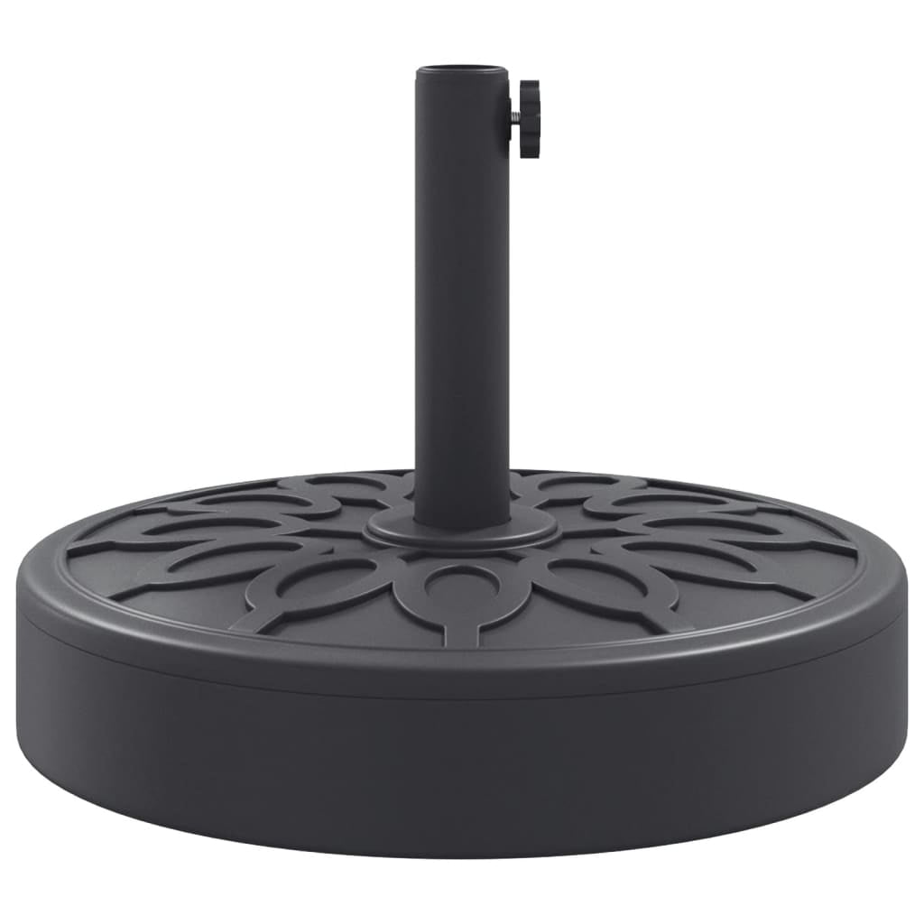 vidaXL Umbrella Base Black Polyethylene and concrete 55 lb