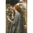 thumbnail image 3 of Waterhouse, John William 13x18 Black Modern Framed Museum Art Print Titled - The Soul of The Rose, 3 of 5