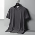 thumbnail image 2 of Camiseta deportiva de manga corta de secado rápido para hombre - Prenda de gimnasio que absorbe la humedad, transpirable y elástica en 4 direcciones, L-XXXXXXL, senderismo/ciclismo, 2 of 8