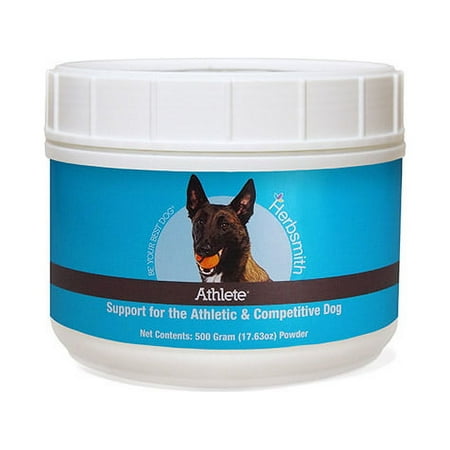 UPC: 0718122128358 | Herbsmith Athlete – Canine Endurance Supplement for Working and Agility Dogs – For the Canine Athlete – 500g Powder