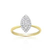 Forever Bride Solitaire Ring with 0.18 Carat T.W. Diamond in 10K Yellow Gold For Women
