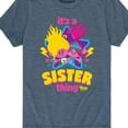 thumbnail image 3 of Trolls - Band Together - Its A Sister Thing - Toddler and Youth Short Sleeve Graphic T-Shirt, 3 of 5