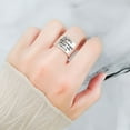 thumbnail image 5 of MZXELPRJD Big Gold Rings for Women Encourage Rings Unique Statement Thumb Sterling Silver Brand Rings for Women Rings Silver Silver One Size, 5 of 8