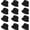 Black, variant on 12 count Bucket Hats for Women Summer Beach Fishmen Hat for Lady Adult Unisex Cap