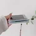 thumbnail image 2 of Allytechgroup Motorolra Razr 2025 Case with Hand Strap, Slim Flexible TPU Clear Back Cover with Stylish Flower Pattern Scratch-Proof Drop Protection Phone Case for Motorola Razr 60, 2 of 8