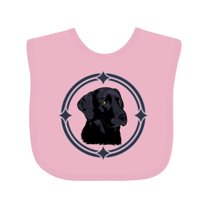 Inktastic Labrador Retriever Black Lab Boys or Girls Baby Bib