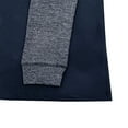 thumbnail image 6 of Hinvhai Men's Henley Knit Sweater Long Sleeve Soft Pullover Shirt with Chest Pocket Blue 8(XL), 6 of 6