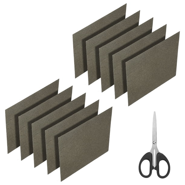 Cubierta de guía de onda, hoja de mica de 6"x6"x0.006", placas de mica de alta temperatura 1050鈩, piezas para horno de microondas 10 pcs