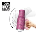 thumbnail image 3 of Leopard Print 40oz Tumbler– Stainless Steel Insulated Tumbler with Handle and Straw, Large Capacity Travel Cup for Hot & Cold Drinks, 3 of 6