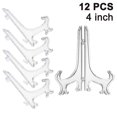 thumbnail image 1 of Clear Plastic Easels Or Stand/plate Holders To Display Pictures 12pcs, 1 of 5