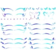 thumbnail image 1 of 6 Sheets Eye Shadow Stickers Adhesive Eye Makeup Stickers Eyeliner Decals, 1 of 8